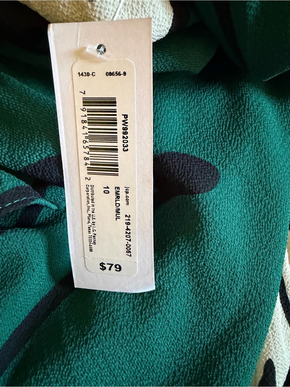 Premier Amour Teal and White Floral Long-Sleeve Maxi Dress - NWT Size 10 - Picture 9 of 14
